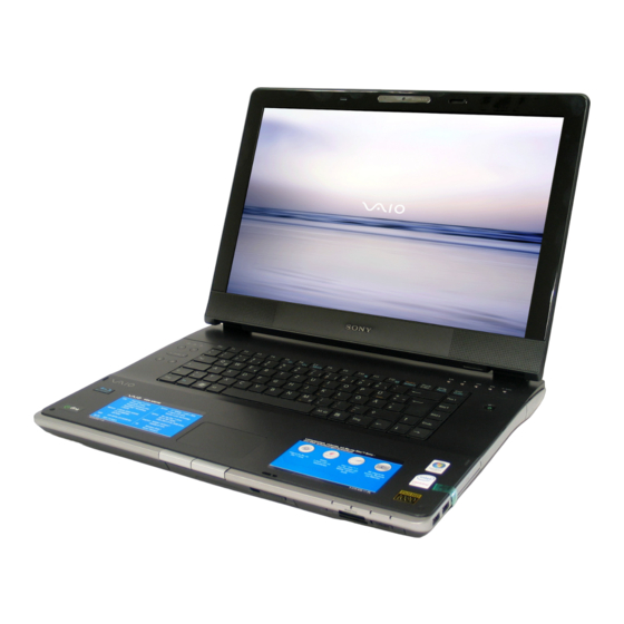 Sony VAIO VGN-AR Series Gebruikershandleiding