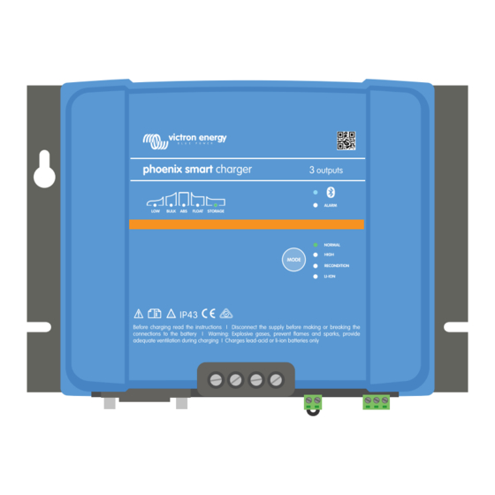 Victron energy Phoenix Smart IP43 Charger 12/30 1+1 Handleiding