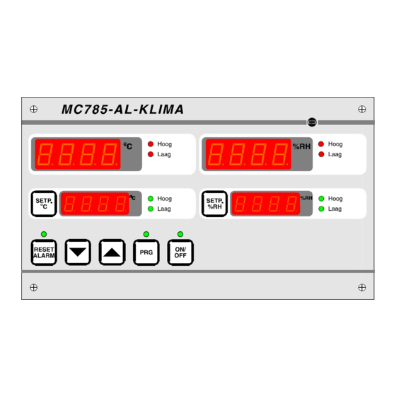 VDH Products MC 785 AL KLIMA Gebruiksaanwijzing