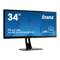 Iiyama ProLite XUB3490WQSU Gebruikershandleiding