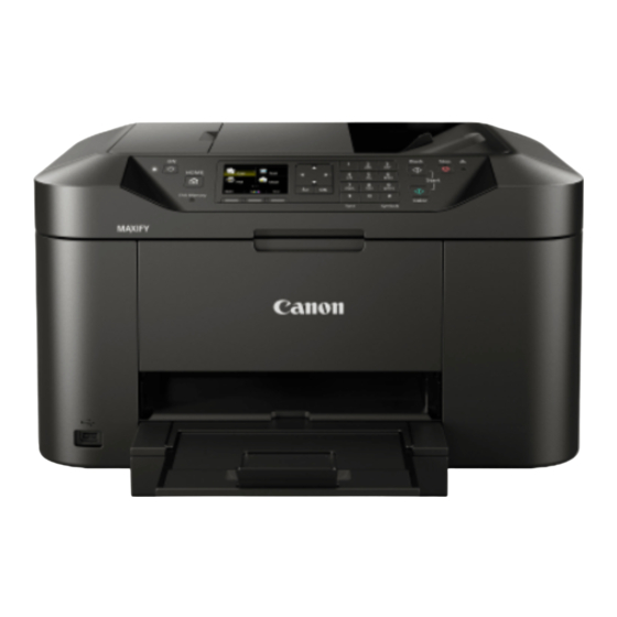 Canon MB2000 Series Handleiding