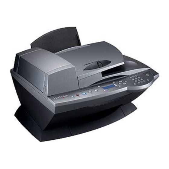 Lexmark X6100 Series Gebruikershandleiding