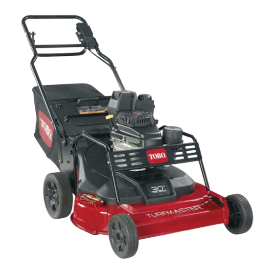 Toro TurfMaster 22205TE Gebruikershandleiding