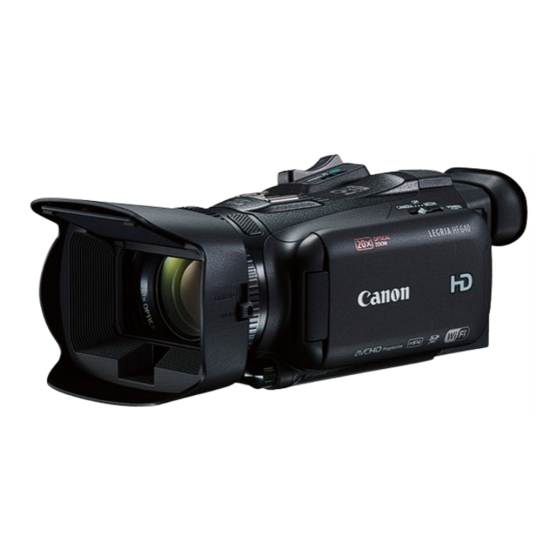 Canon LEGRIA HF G40 Gebruiksaanwijzing