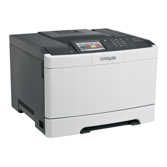 Lexmark CS510 Gebruikershandleiding