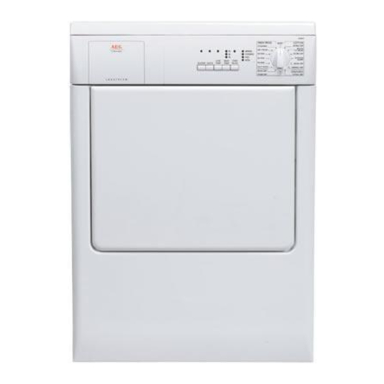 AEG LAVATHERM T36800 Gebruiksaanwijzing