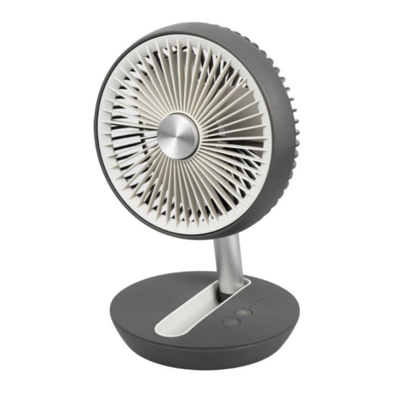 EUROM Vento Cordless Foldable Fan Gebruiksaanwijzing