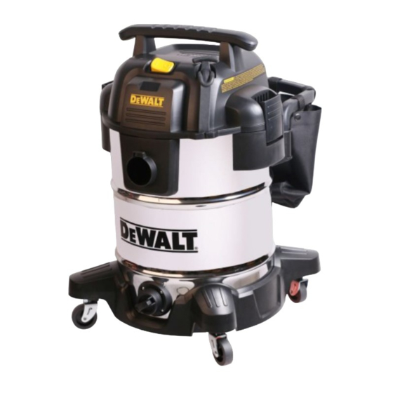DeWalt DXV38PRO Vertaling Van De Originele Handleiding