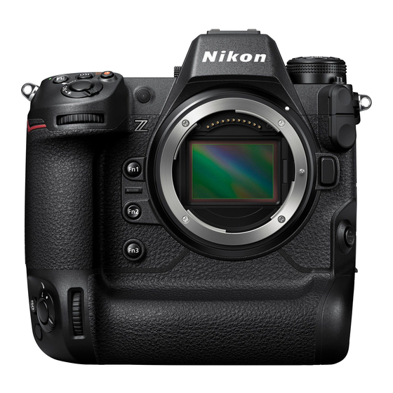 Nikon Z 9 Gebruikshandleiding