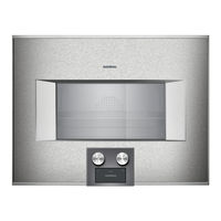 Gaggenau BS45 111 Series Gebruikershandleiding En Installatie-Instructies