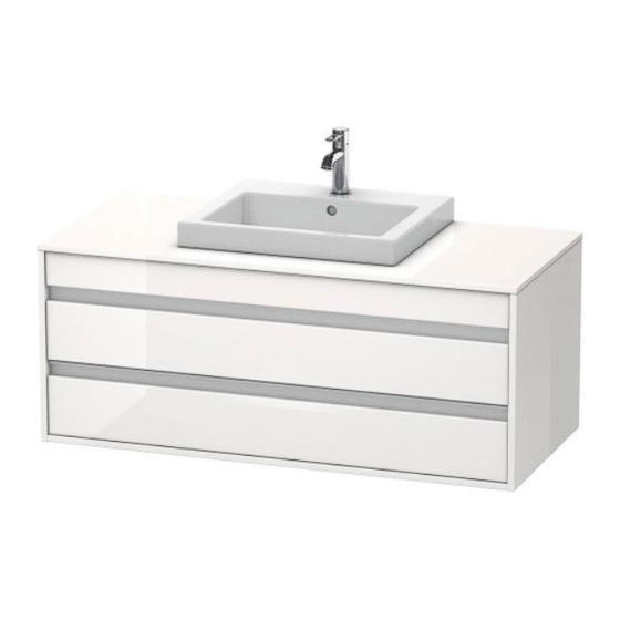 DURAVIT Ketho KT 6756 Montagehandleiding