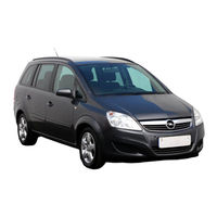 Opel Zafira 2011 Handleiding