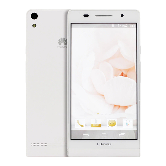 Huawei Ascend P6 Gebruikershandleiding