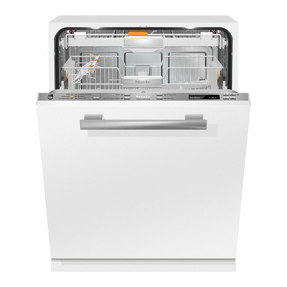 Miele G 6860 Gebruiksaanwijzing