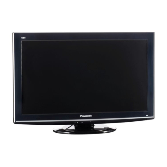 Panasonic Viera TX-L32X10E Gebruiksaanwijzing