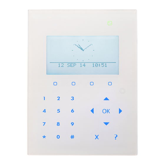 Vanderbilt SPCK520 Compact Keypad Gebruikershandleiding