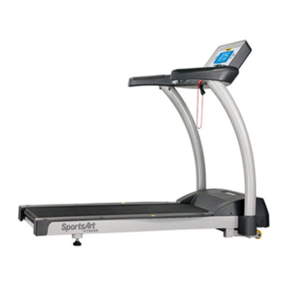 SportsArt Fitness TR20 Gebruiksaanwijzing