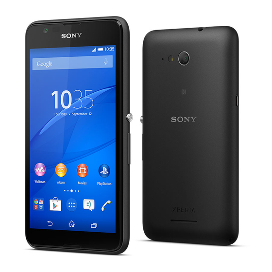 Sony Xperia E4g Gebruikershandleiding