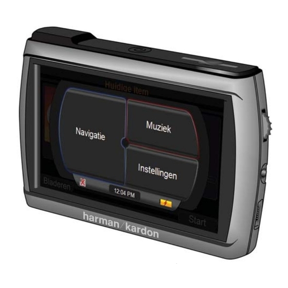 Harman Kardon guide+play GPS-200GSEC Handleiding