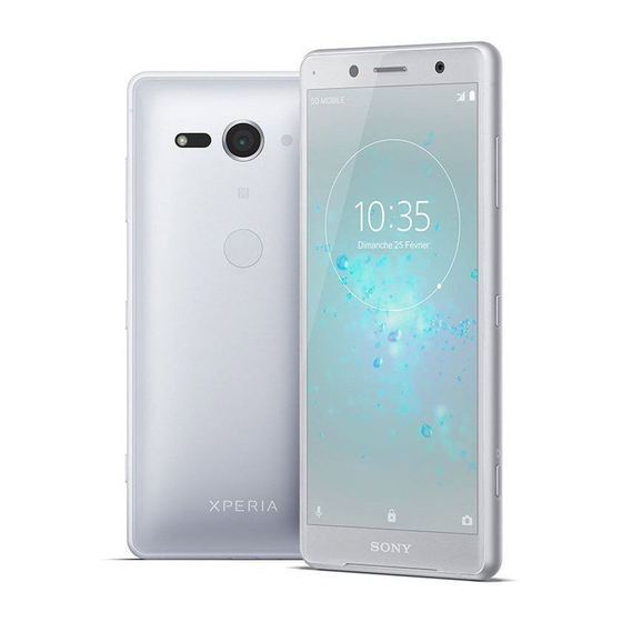 Sony Xperia XZ2 Compact H8314 Gebruikershandleiding