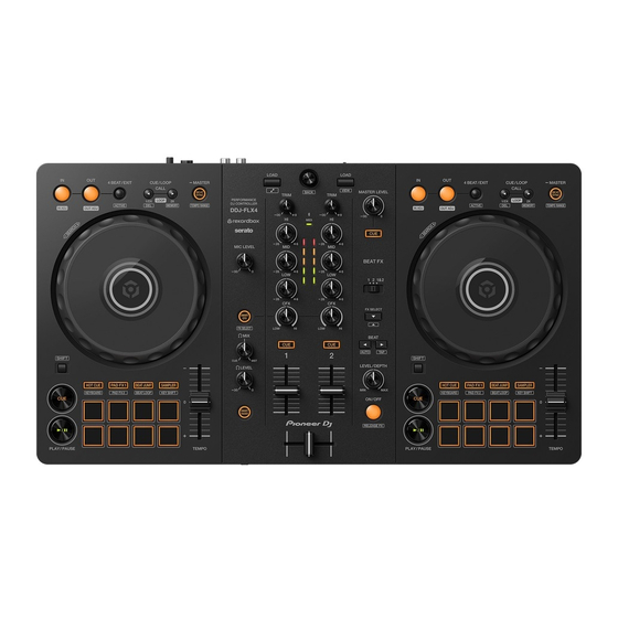 PIONEER DJ DDJ-FLX4 Gebruikershandleiding