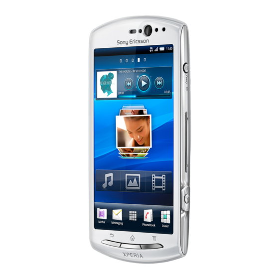 Sony Ericsson Xperia Neo V Gebruikershandleiding