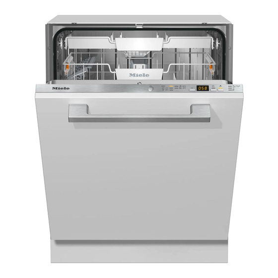 Miele G5150SCVI Gebruiksaanwijzing