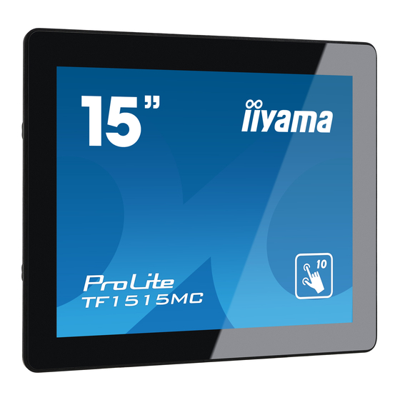 iiayma ProLire TF1515MC-B2 Gebruikershandleiding