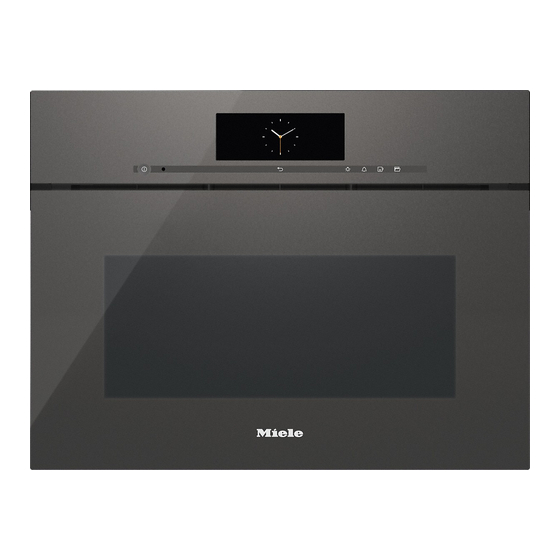 Miele DGC 6800X Gebruiks- En Montagehandleiding