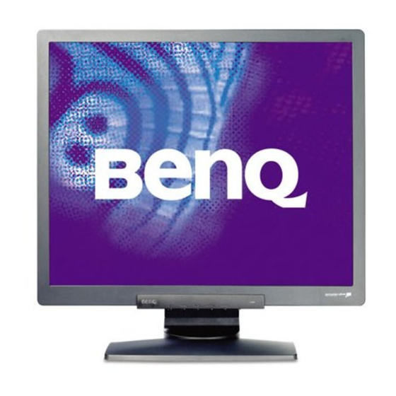 BenQ FP95G Gebruikershandleiding