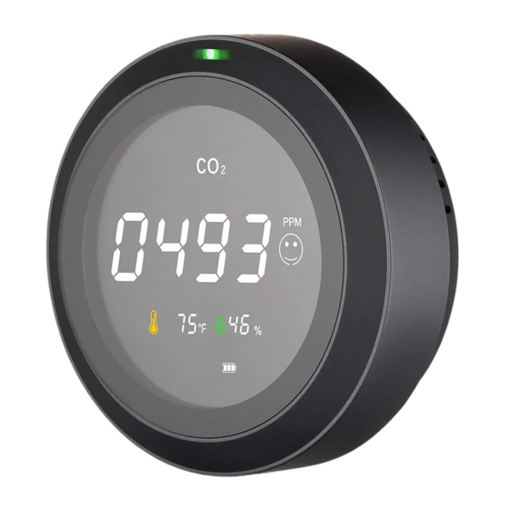 Nomestic PTH-8 Smart CO2 Monitor Gebruiksaanwijzing