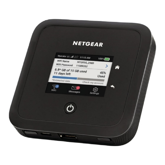 NETGEAR Nighthawk M5 Beknopte Handleiding