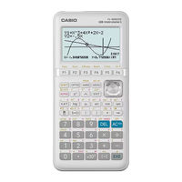 Casio fx-7400GIII Gebruiksaanwijzing