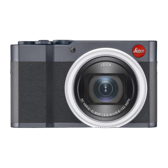 Leica C-LUX Gebruiksaanwijzing