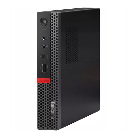 Lenovo ThinkCentre M920q Gebruikershandleiding