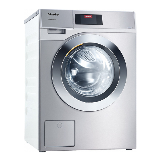 Miele PWM 908 Gebruiksaanwijzing