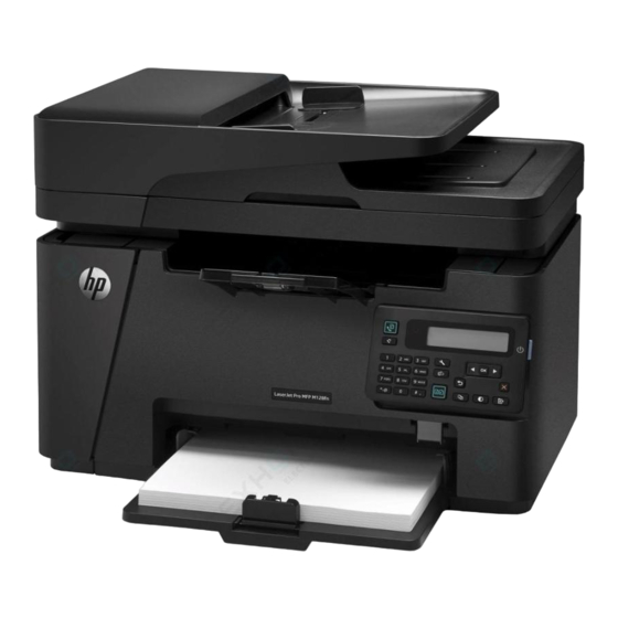 HP LaserJet Pro MFP M225 Series Gebruikershandleiding