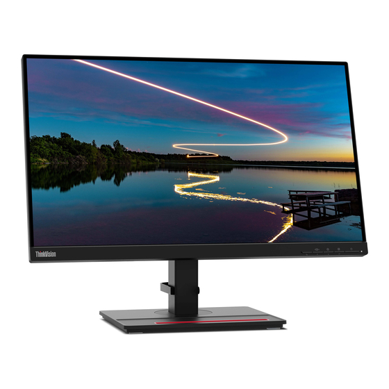 Lenovo ThinkVision T24m-20 Gebruikershandleiding