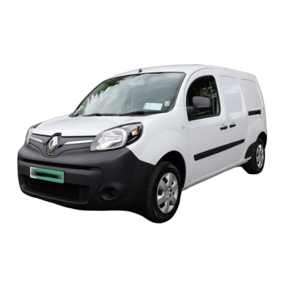 Renault KANGOO Z.E. 2021 Instructieboekje