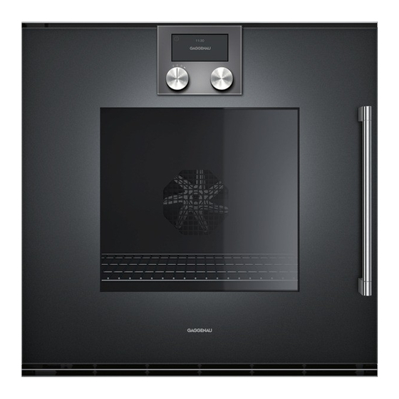 Gaggenau BOP 240 Gebruiksaanwijzing