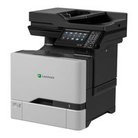 Lexmark XC4140 Gebruikershandleiding