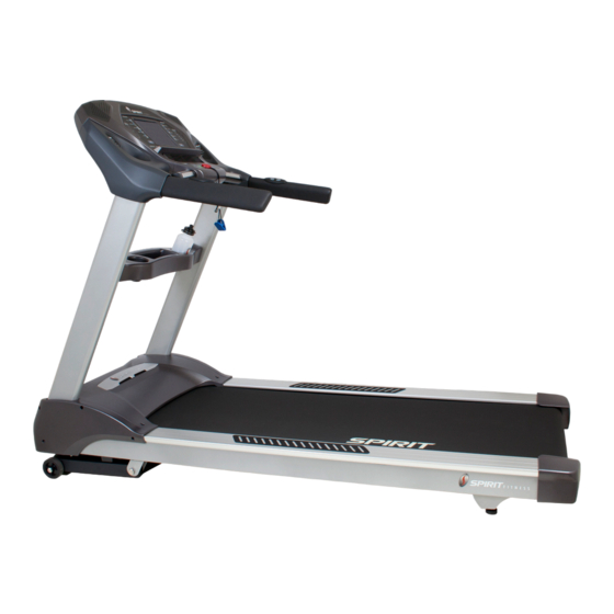 Spirit Fitness XT-685 Gebruikershandleiding