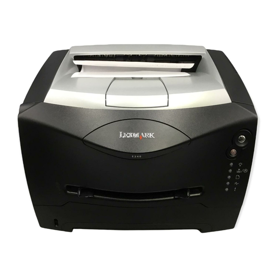 Lexmark E240 Gebruikershandleiding