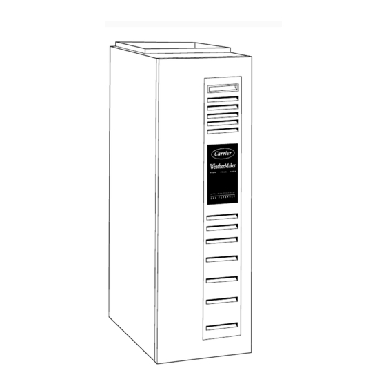 Carrier Weathermaker 9200 Handleiding