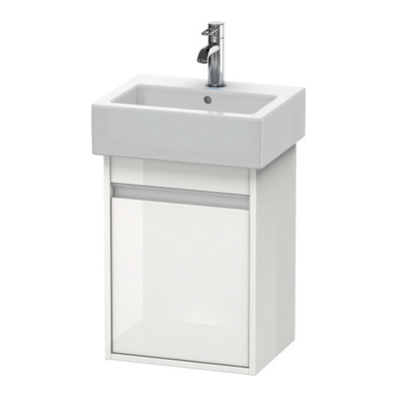 DURAVIT Ketho KT 6630 L Montagehandleiding