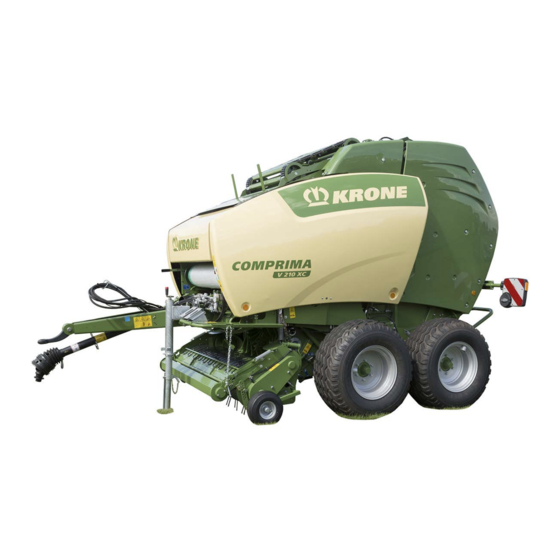 Krone Comprima V 210 XC Originele Handleiding