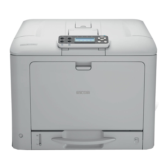 Ricoh SP C730DN Gebruikershandleiding