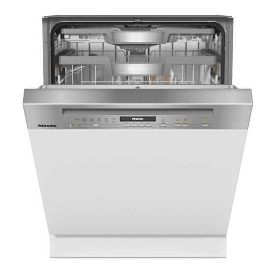 Miele G 7233 SCi Excellence Gebruiksaanwijzing