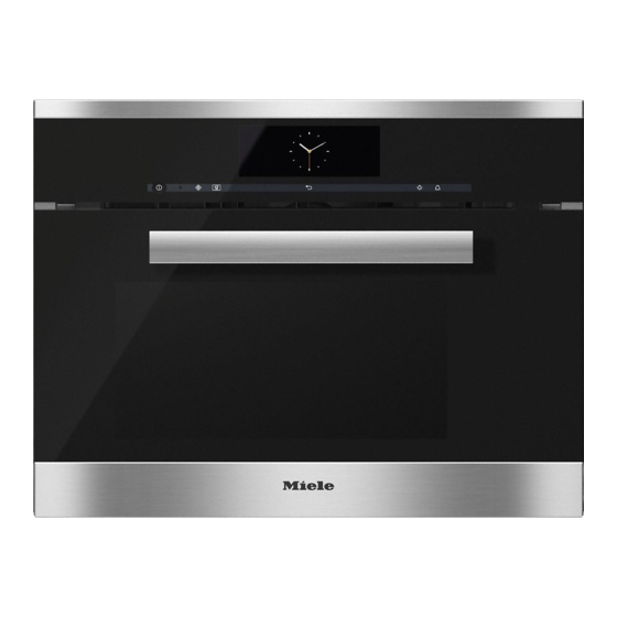 Miele DGM 6800 Gebruiks- En Montagehandleiding