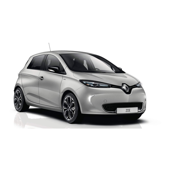 Renault ZOE 2018 Instructieboekje